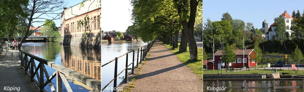 Stadsbilder från Köping, Arboga och Kungsör